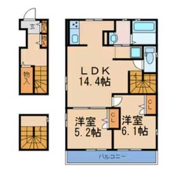 グランウッド大和田の物件間取画像